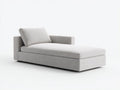 Chaiselongue Stoff 180x79x75 cm - Hellgrau - minimalistische Form